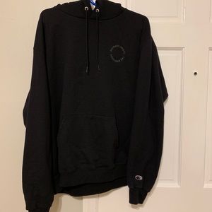 The hundreds x champion hoodie sz XL